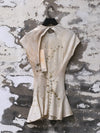 Mutedance 25 Spring/Summer Flower-dyed Short-sleeved Tunic Top MD-MD25SS10-hoary MD25SS09